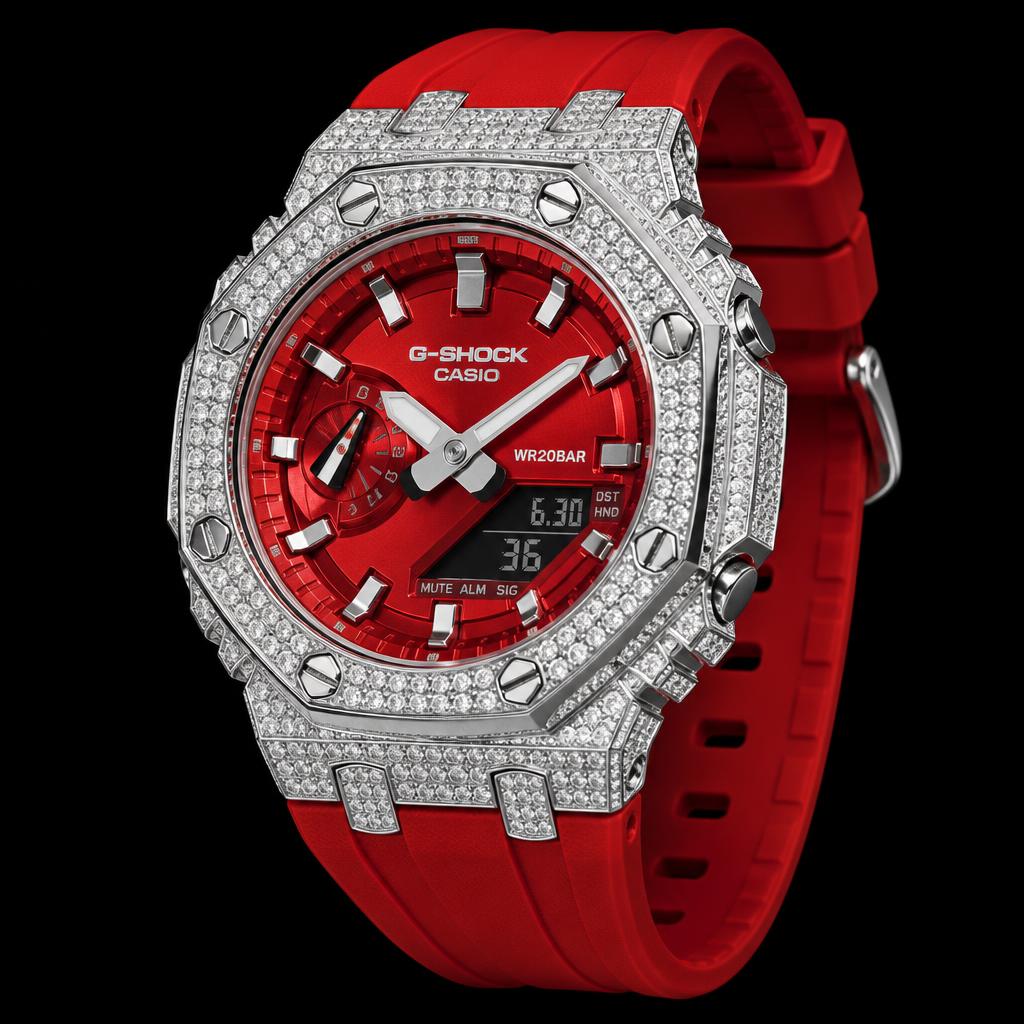 Iced Red G-Shock